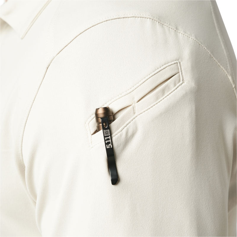 Polo Paramount Crest 5.11 Tactical Enduro-Flex à poche stylo brevetée