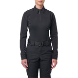 Polo Professional femme 5.11 Tactical coton piqué 6,8 oz à col baleiné