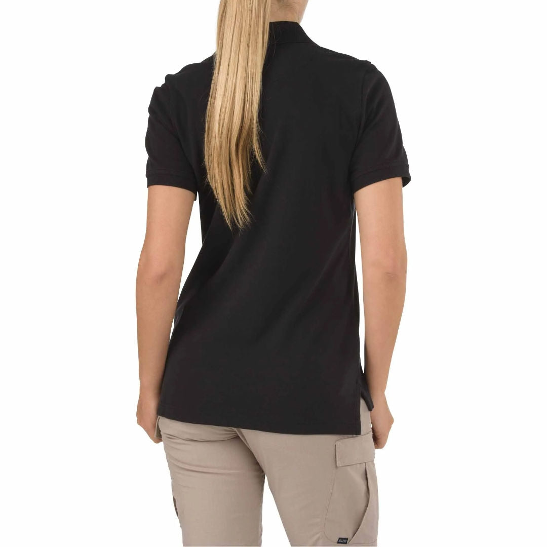 Polo Professional femme 5.11 Tactical coton piqué 6,8 oz à col baleiné