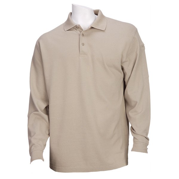 Polo Professionnel manches longues 5.11 Tactical coton piqué 193 g prélavé