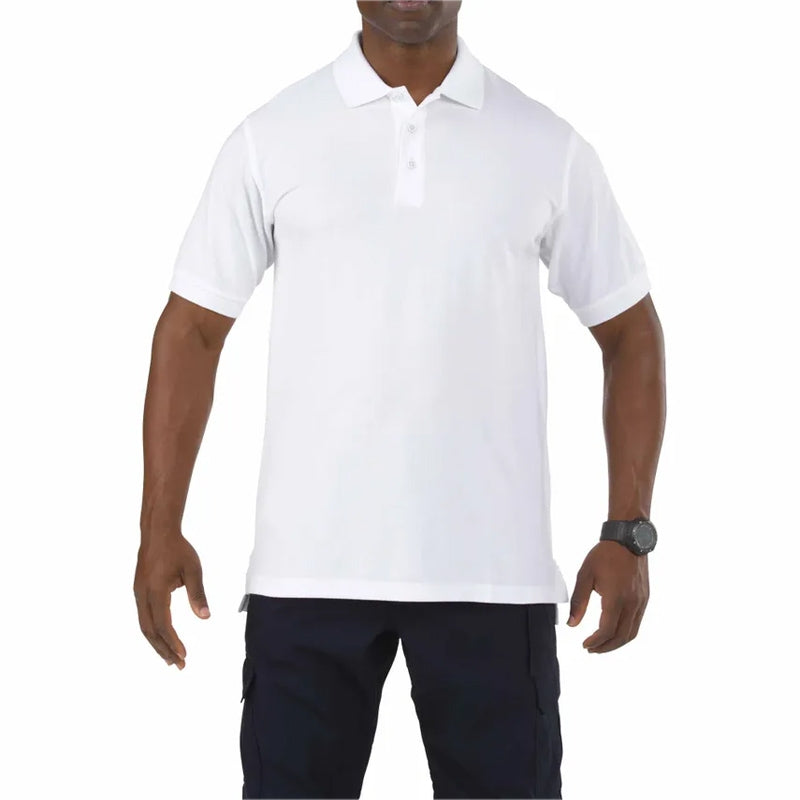 Polo professionnel manches courtes 5.11 Tactical coton jersey 193 g col à baleines flexibles
