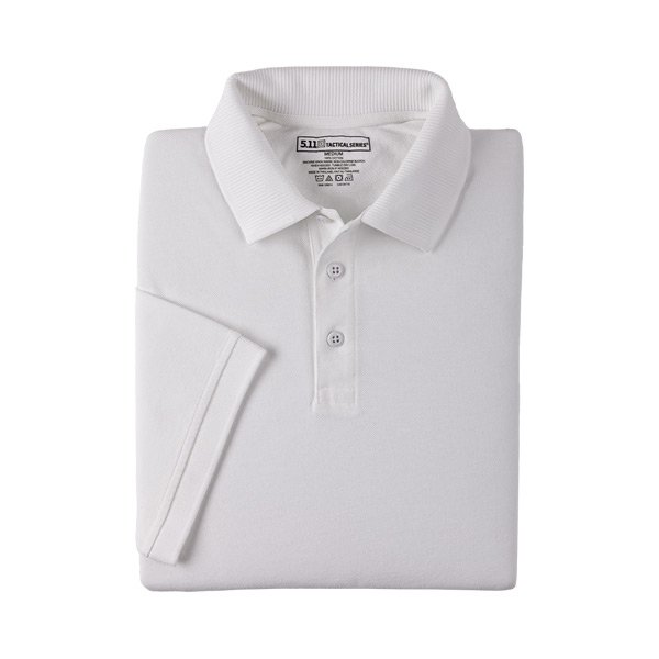 Polo professionnel manches courtes 5.11 Tactical coton jersey 193 g col à baleines flexibles