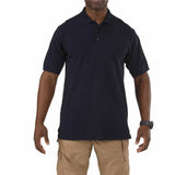 Polo professionnel manches courtes 5.11 Tactical coton jersey 193 g col à baleines flexibles