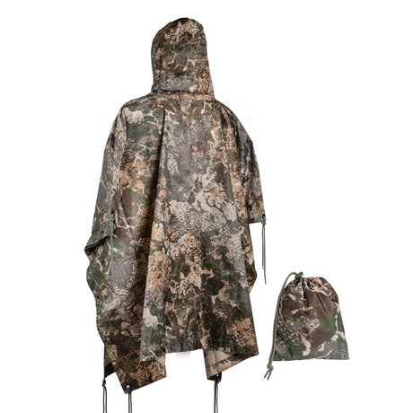 Poncho Mil-Tec CIV-TEC ripstop polyester enduit PVC colonne d'eau 5 000 mm multi-usages