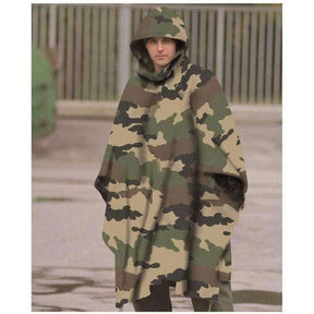 Poncho Mil-Tec type US Army en polyester 210T ripstop enduit polyvinyle colonne d'eau 5000 mm