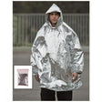 Poncho de survie Mil-Tec Silver polypropylène aluminisé