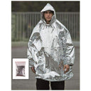 Poncho de survie Mil-Tec Silver polypropylène aluminisé