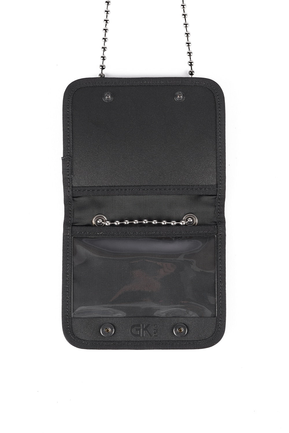 Porte-carte de cou GK Pro en polyamide 10,8 cm de large et 17,8 cm ouvert