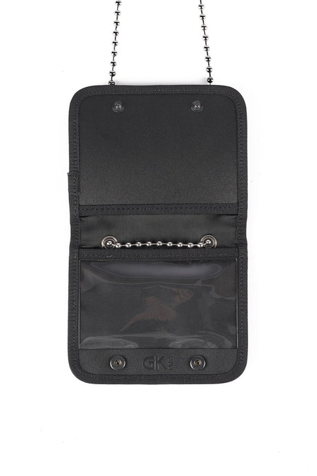 Porte-carte de cou GK Pro en polyamide 10,8 cm de large et 17,8 cm ouvert