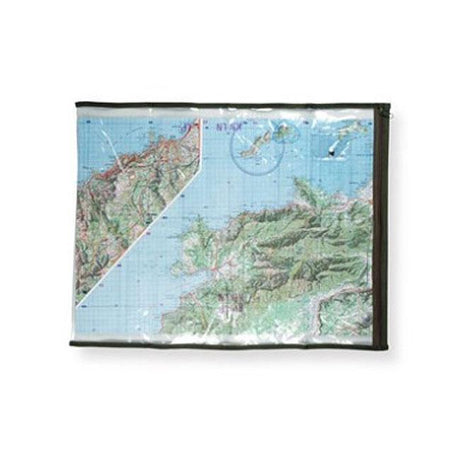 Porte-carte topographique Opex État-Major 61 x 51 cm en vinyle transparent