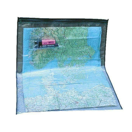 Porte-carte topographique Opex État-Major 61 x 51 cm en vinyle transparent