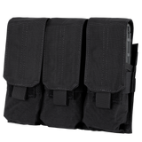 Porte-chargeur Condor Triple M4 six chargeurs rabats amovibles brides élastiques