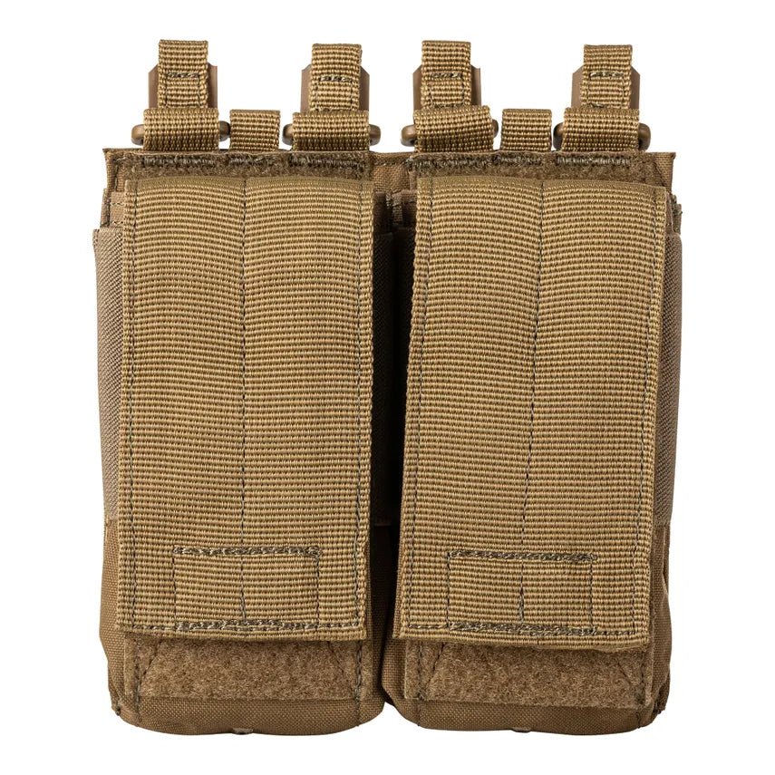 Porte-chargeur double AR 5.11 Tactical Flex à rabat de protection en nylon 500D
