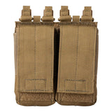 Porte-chargeur double AR 5.11 Tactical Flex à rabat de protection en nylon 500D