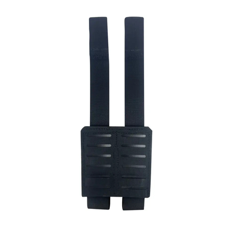 Porte-chargeur double Agilite Pincer Pistol 9 mm à puits polymère et dos MOLLE
