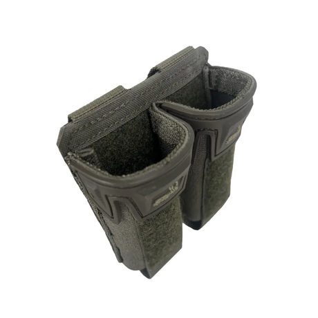 Porte-chargeur double Agilite Pincer Pistol 9 mm à puits polymère et dos MOLLE