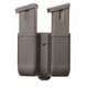 Porte-chargeur double Blackhawk PA à ressort de tension passant et clip ceinture