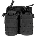 Porte-chargeur double Mil-Tec Open Top pour M4 polyester Oxford PVC compatible MOLLE avec sandow