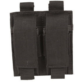 Porte-chargeur double Mil-Tec pour pistolet polyester PVC compatible MOLLE avec hauteur réglable