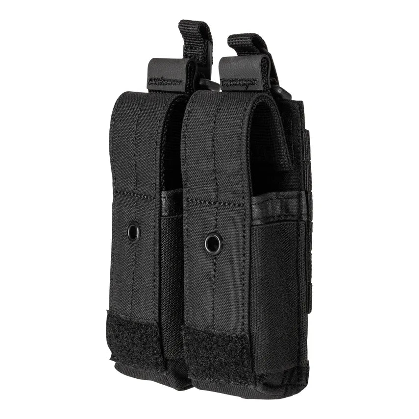 Porte-chargeur double pistolet 5.11 Tactical Flex en nylon 500D avec œillet de drainage