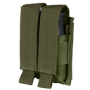 Porte-chargeur fermé Condor Double Pistol rabat amovible convertible en ouvert