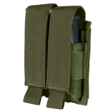 Porte-chargeur fermé Condor Double Pistol rabat amovible convertible en ouvert