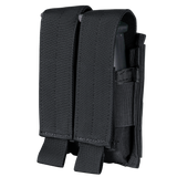 Porte-chargeur fermé Condor Double Pistol rabat amovible convertible en ouvert