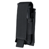 Porte-chargeur fermé Condor Single Pistol rabat amovible et bride élastique