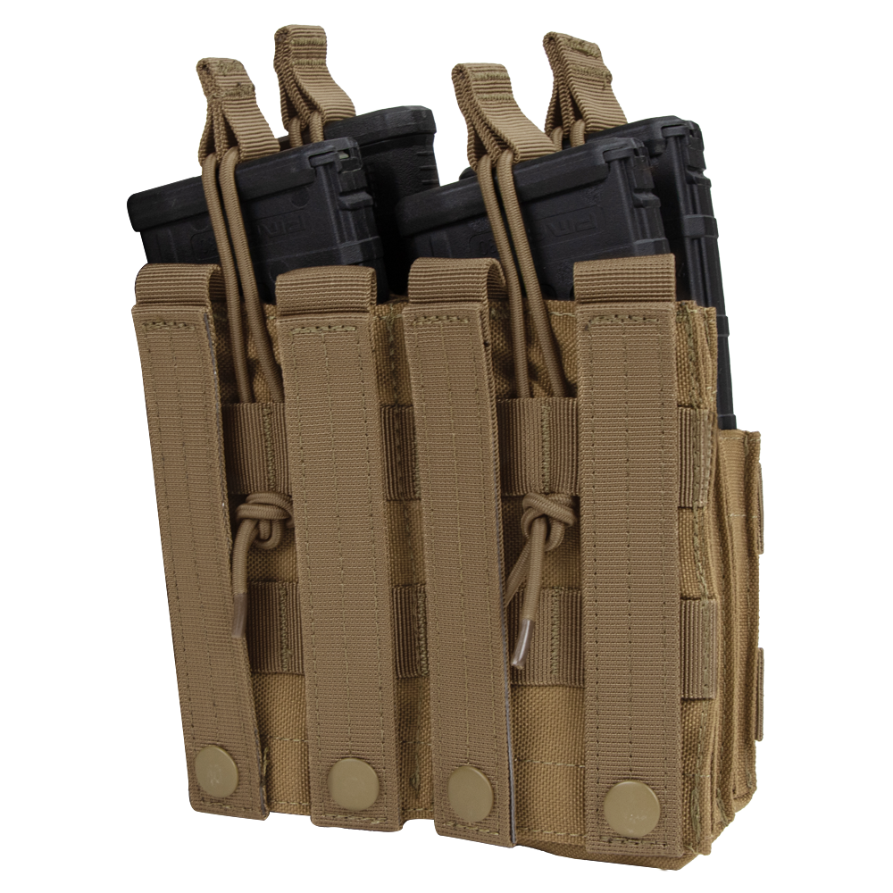 Porte-chargeur ouvert Condor Double Stacker M4 quatre chargeurs superposés par deux