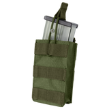Porte-chargeur ouvert Condor Single G36 rétention élastique et bande MOLLE frontale