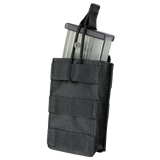 Porte-chargeur ouvert Condor Single G36 rétention élastique et bande MOLLE frontale