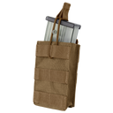 Porte-chargeur ouvert Condor Single G36 rétention élastique et bande MOLLE frontale