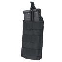 Porte-chargeur ouvert Condor Single M4 bande élastique et sangle MOLLE frontale