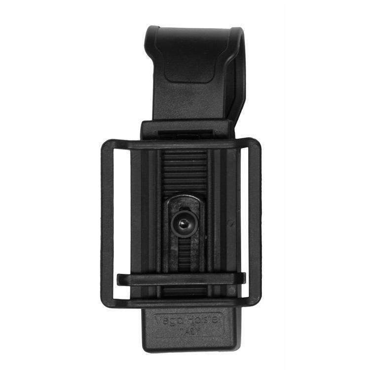 Porte-chargeur rigide Vega Holster 8MH00 double pile universel à rabat, passant rotatif