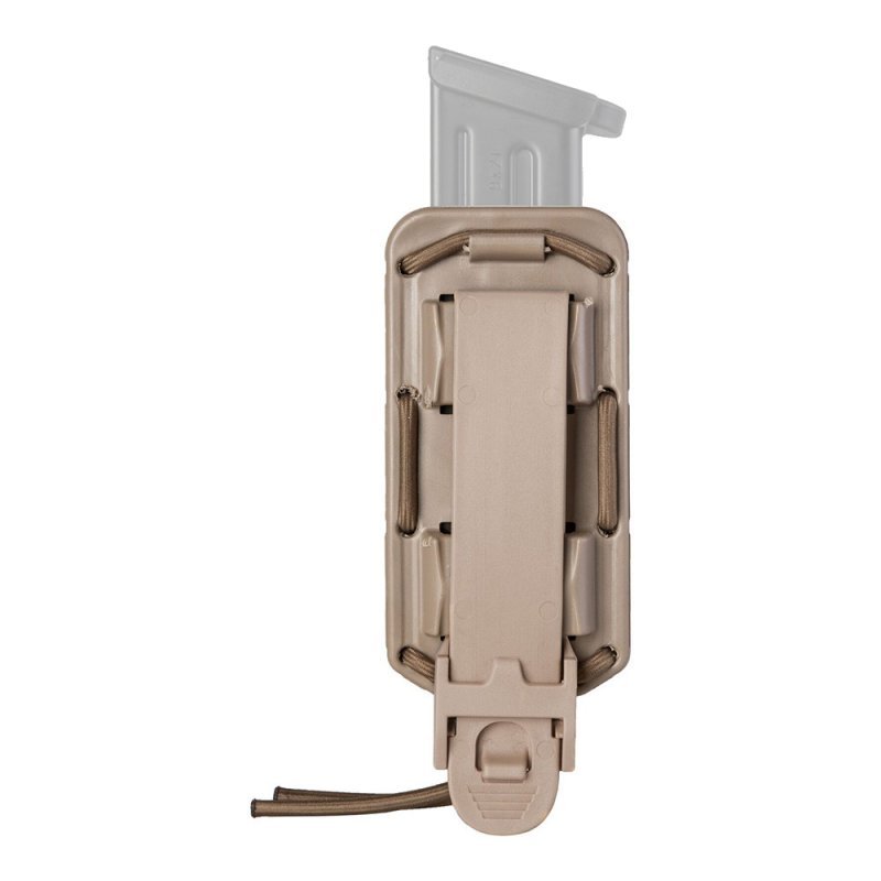 Porte-chargeur rigide Vega Holster Bungy 8BL01 pour chargeur de pistolet double pile, rétention élastique