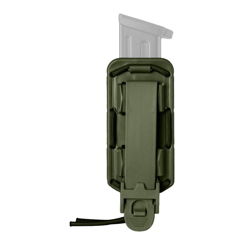 Porte-chargeur rigide Vega Holster Bungy 8BL01 pour chargeur de pistolet double pile, rétention élastique