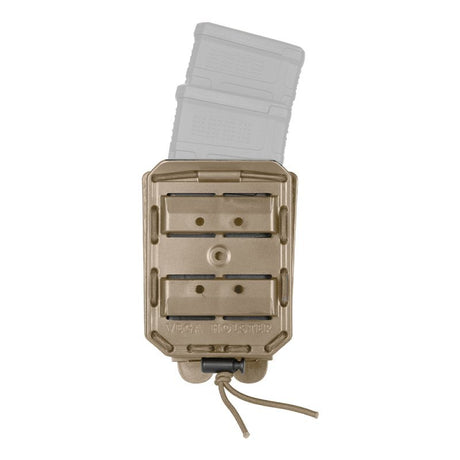 Porte-chargeur rigide double Vega Holster Bungy 8BL04 pour chargeurs de fusil 5.56, rétention élastique et MOLLE