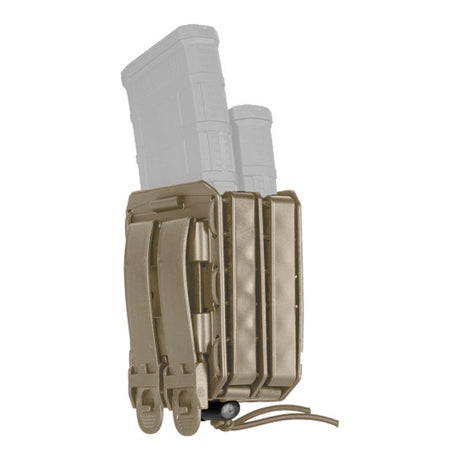 Porte-chargeur rigide double Vega Holster Bungy 8BL04 pour chargeurs de fusil 5.56, rétention élastique et MOLLE