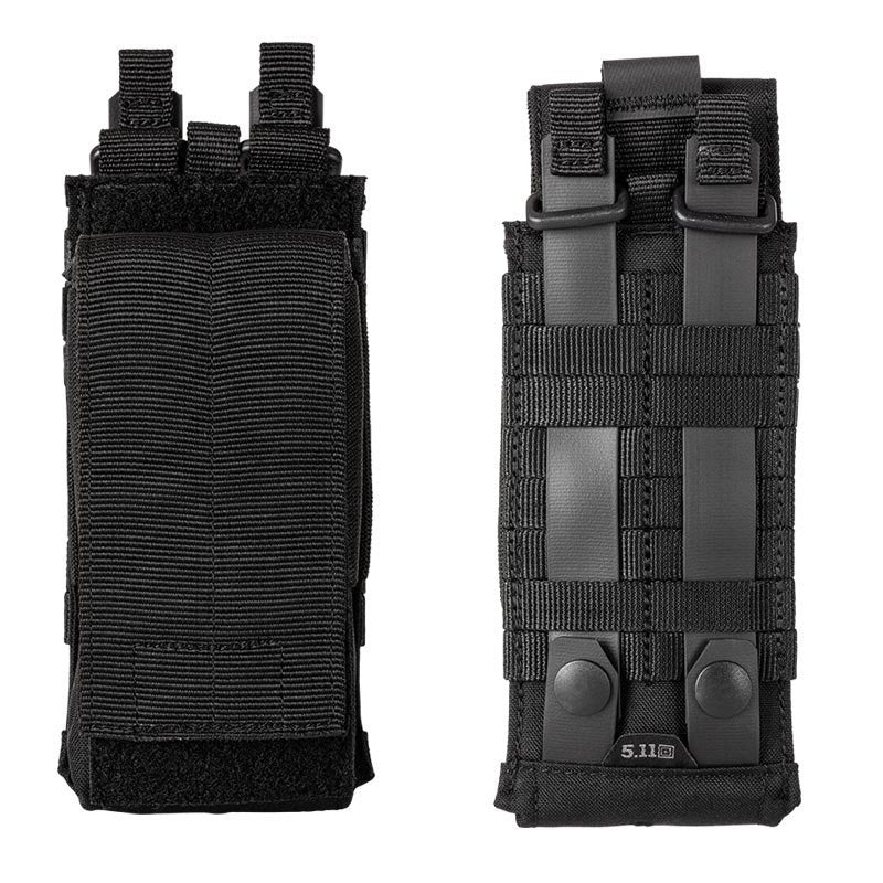 Porte-chargeur simple AR 5.11 Tactical Flex à rabat de protection en nylon 500D
