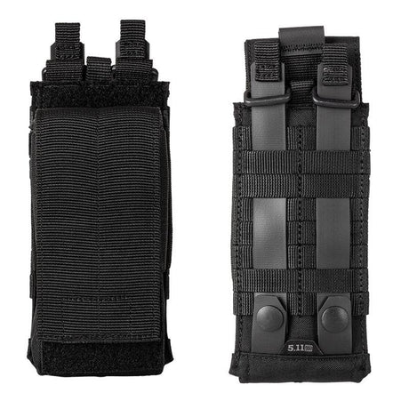 Porte-chargeur simple AR 5.11 Tactical Flex à rabat de protection en nylon 500D
