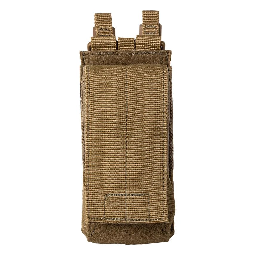 Porte-chargeur simple AR 5.11 Tactical Flex à rabat de protection en nylon 500D