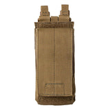 Porte-chargeur simple AR 5.11 Tactical Flex à rabat de protection en nylon 500D