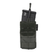 Porte-chargeur simple Agilite AG1 5,56 mm à dos MOLLE 3 x 2 et languette polymère