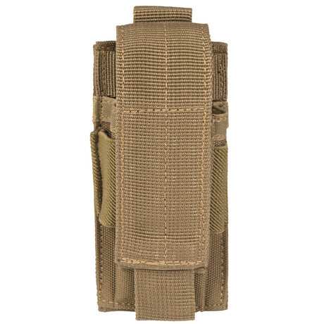 Porte-chargeur simple Mil-Tec pour pistolet polyester PVC compatible MOLLE avec hauteur réglable