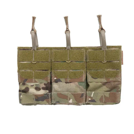 Porte-chargeur triple Agilite AG3 MOLLE 5,56 mm de 160 g, emprise 3 x 6 rangs