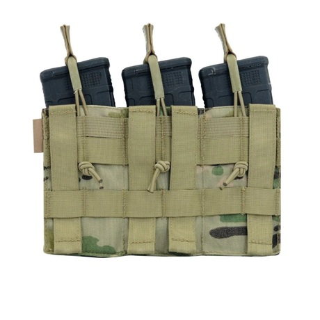 Porte-chargeur triple Agilite AG3 MOLLE 5,56 mm de 160 g, emprise 3 x 6 rangs