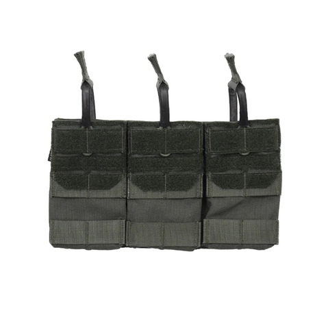 Porte-chargeur triple Agilite AG3 MOLLE 5,56 mm de 160 g, emprise 3 x 6 rangs