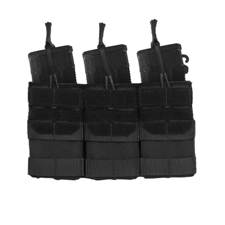 Porte-chargeur triple Agilite AG3 MOLLE 5,56 mm de 160 g, emprise 3 x 6 rangs