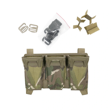 Porte-chargeur triple Agilite Pincer Placard multi-calibres 161 g à puits polymère