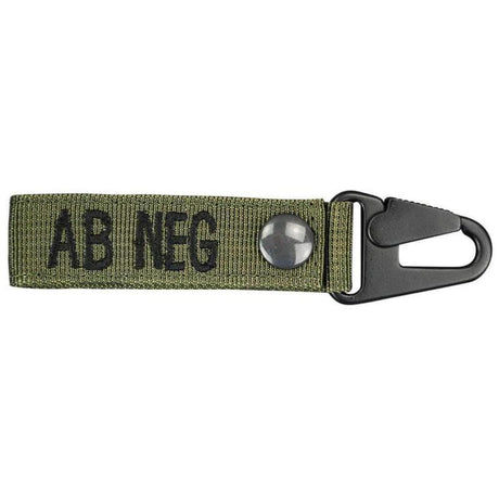 Porte-clés Identifiant Groupe Sanguin RBG